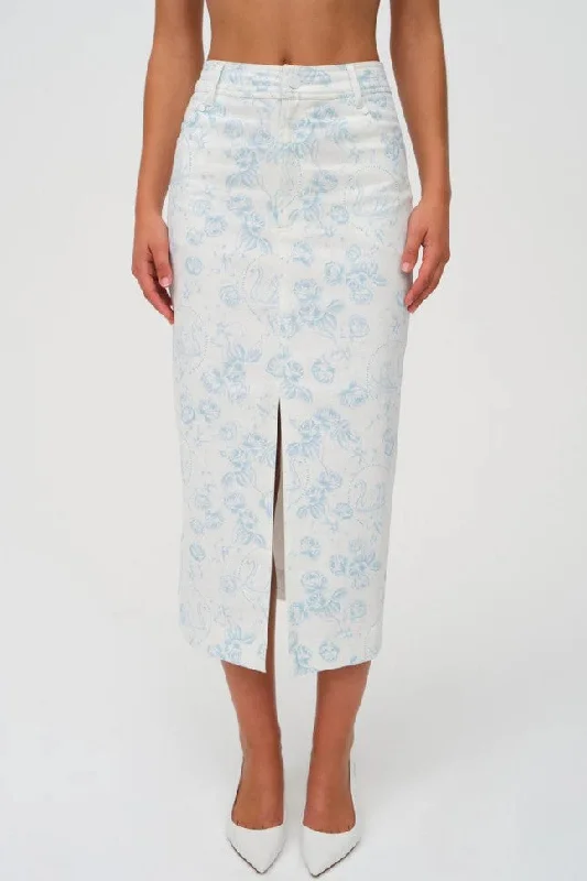 Chantal Denim Midi Skirt