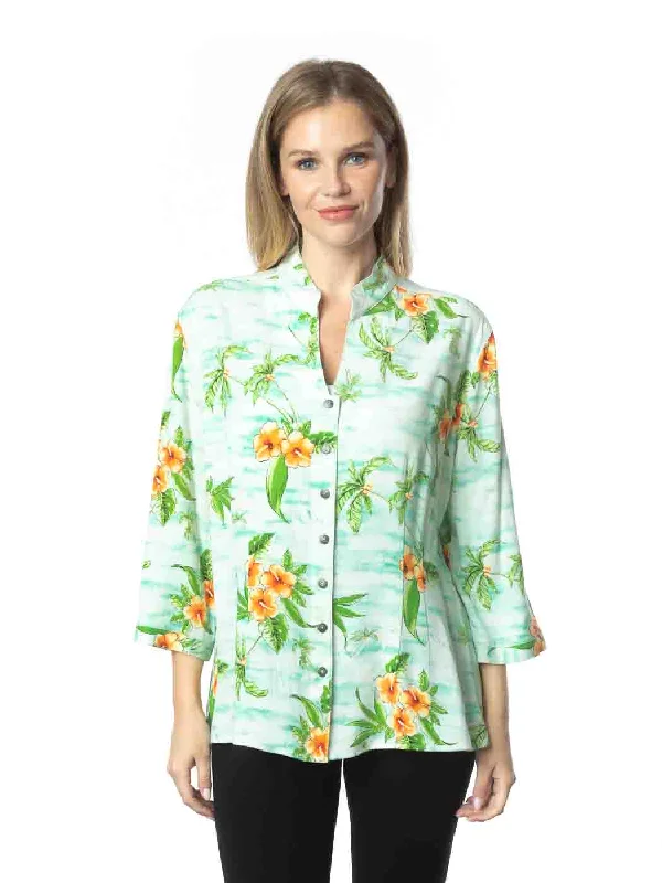 Tianello TENCEL™ "Tahiti Nui" Dynasty Blouse