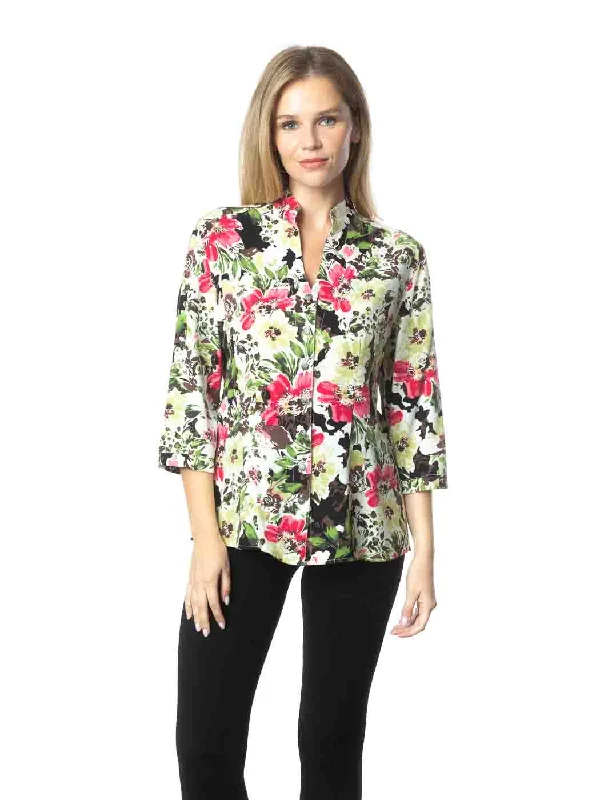 Tianello TENCEL™ "Xandra" print “Dynasty” Blouse