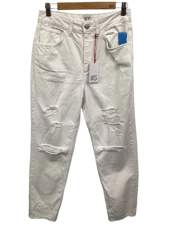 Jeans Boyfriend By Bdg In White Denim, Size: 6