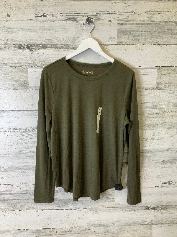 Top Long Sleeve By Mudd In Green, Size: Xl