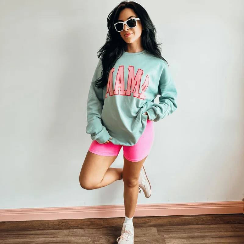 Summer Mama Sweatshirt - Dusty Blue